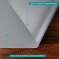 GoHooked grey EVA non-slip shelf liner with rhombus diamond pattern top and smooth bottom. Waterproof and washable.