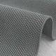 Go Hooked Anti-Skid Rubber Bathroom Mat for Wet Areas (Grey, 2x5 ft) | Heavy Duty Anti Slip Floor Mat for Toilet, Shower, Balcony, Kitchen & Poolside | Quick Drain & Easy Clean Multipurpose Mat