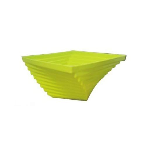 GoHooked multicolor 9 inch virgin plastic hanging planter with a unique twister design.