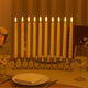 Go Hooked Flameless LED Taper Candles Set of 10 â€“ Battery Operated Flickering Ivory Candles, 26.7cm Long, Smokeless & Safe, Romantic Decorative Lights for Home DÃ©cor, Diwali, Weddings & Parties