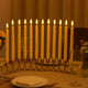 BIANCO Flameless LED Taper Candles Set of 12 â€“ Battery Operated Flickering Ivory Candles, 26.7cm Long, Smokeless & Safe, Romantic Decorative Lights for Home DÃ©cor, Diwali, Weddings & Parties