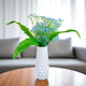 Bianco Artificial Flowers with Vase | 5Pcs Baby Breath Flowers | Light Blue Gypsophila Babies Breath Real Touch Flowers for Wedding Bouquet Floral Arrangement Party Home Decor