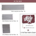 GoHooked 4-tier maroon shoe rack with zippered cover, made of non-woven fabric and plastic connectors.