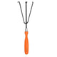 Go Hooked Metal Garden Cultivator Tool, 5x24.13x10.7 CM - Durable Hand Tiller for Soil Aeration, Weeding, and Planting - Ergonomic Handle, Rust-Resistant - Ideal for Home Gardening, Lawn Care.