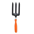 GoHooked orange and black metal garden transplanter with ergonomic handle for precision planting.