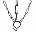 GoHooked multicolor round diamond plastic hanging pots with metal chain. Set of 5.