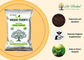GoHooked Krishi Farm's 5kg bag of neem-coated vermicompost organic plant manure for gardening. Improves soil aeration, acts as a natural supplement, and aids plant growth.