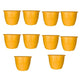 Go Hooked Plastic Planter Pots Set of 10 | Flower Pots Perfect for Home, Office & Garden Dcor | 10 Inch Duro Pot for Indoor & Outdoor Plants | Stylish & Modern Design Plant Containers