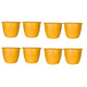 Go Hooked Plastic Planter Pots Set of 8 | Flower Pots Perfect for Home, Office & Garden Dcor | 10 Inch Duro Pot for Indoor & Outdoor Plants | Stylish & Modern Design Plant Containers