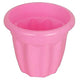 Go Hooked 8" Multicolor Plastic Garden Planters for Plants, Flower Pots for Home Garden, Plant Container Set (Multicolor) (8 x 7 Inch)