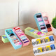 Bianco Multipurpose Plastic Storage Drawer Organiser Socks Organiser Multi Compartment Plastic Drawer Organizer Declutter Your Space Durable and Versatile Compact and Stylish (Set of 8 Multicoloured)