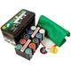 Go Hooked Poker Set Casino Game - 200 Poker Chips for Adult,Trading Card Game
