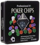 Go Hooked Professional Poker Chips Casino Game Set | Poker Game Set