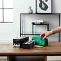 GoHooked 200-piece multicolor poker chip set with gaming mat and tin storage box.