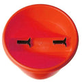 GoHooked red plastic 12-inch railing planter with integrated hooks. Set of 3.