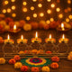 ViMe RingLine Tealight Holder in Matte Gold Finish Set of 1pcs with Complimentary Tealight Candles â€“ Multipurpose Decorative Tealight Candle Holder for Diwali, Home-Temple, Festive & Table Centrepiece