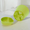 GoHooked 4 inch light green plastic self-watering planter pot with UV protection for indoor/outdoor gardening.
