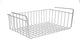 Bianco Multipurpose Under Shelf Basket 16 Inch Wire Rack Cabinet Storage Basket | Metal Storage Basket for Home Storage Under Cabinet Drawer | Space Saving Under Shelf Storage Rack (Silver)