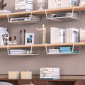 GoHooked silver coated iron multipurpose under shelf basket for kitchen or study room storage. Wire mesh design.