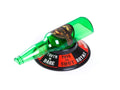 GoHooked spin the bottle drinking game with green spinner and black base featuring challenges like Truth or Dare and Pass the Shot.
