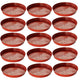 Go Hooked Terracotta Planter Dripping Tray for Tidy Indoor Gardens Bottom Plate Dripping Tray for Elegant Flawless Plant Displays to Maintain Clean Surfaces 10 Inch Pack of 15
