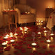 Go Hooked Valentineâ€™s Day DÃ©cor Set TeaLight Candles 50pcs | Artificial Rose Petals Flowers 1500pcs Perfect for Proposals, Anniversaries, Candlelight Dinners