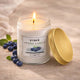 ViMe Scented Candles for Home Decor, Bedroom| Scented Candle Gift Set for Wife, Girl| 120 gm| Burn Upto 35 Hrs | Aroma Therapy Candles with 1 Bar| Fragrance Candles for Home | Blueberry Fragrance