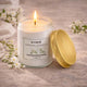 ViMe Scented Candles for Home Decor, Bedroom| Scented Candle Gift Set for Wife, Girl| 120 gm| Burn Upto 35 Hrs | Aroma Therapy Candles with 1 Bar| Fragrance Candles for Home | Jasmine Fragrance