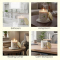 GoHooked ViMe white lemongrass scented aroma candle in a glass jar with a gold lid, 120 gm, 35 hr burn time.