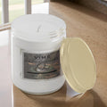 GoHooked ViMe Oud Euphoria aroma candle in a white glass jar with a gold lid. 100 ml, hand-poured.