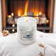 ViMe Scented Candles for Home Decor, Bedroom| Scented Candle Gift Set for Wife, Girl| 120 gm| Burn Upto 35 Hrs | Aroma Therapy Candles with 1 Bar| Fragrance Candles for Home | Blueberry Fragrance