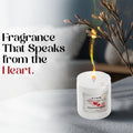 GoHooked ViMe Heart to Heart aroma candle in white jar, 120 gm, with aromatherapy benefits and 35-hour burn time.