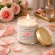 ViMe Scented Candles for Home Decor, Bedroom| Scented Candle Gift Set for Wife, Girl| 120 gm| Burn Upto 35 Hrs | Aroma Therapy Candles with 1 Bar| Fragrance Candles for Home | Rose Incense Fragrance