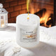 ViMe Scented Candles for Home Decor, Bedroom| Scented Candle Gift Set for Wife,Girl| 120 gm| Burn 35+ Hrs | Aroma Therapy Candles with 1 Bar| Fragrance Candles for Home | Sandalwood Serenity Fragrance