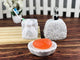Go Hooked Ceramic Stylish Designer Bathroom Set | Beautiful Bathroom Accessories Set| Designer Bath Sets (3-Pieces Set)
