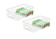 Go Hooked Multipurpose 10 Inch Metal Bathroom Storage Organizer Basket Bin Modern Wire Grid Design for Organization in Cabinets on Countertops Bedroom Kitchen Bathroom Garage Pack of 2 White