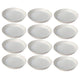 Go Hooked White Planter Dripping Tray for Tidy Indoor Gardens Bottom Plate Dripping Tray for Elegant Flawless Plant Displays to Maintain Clean Surfaces 12 Inch Pack of 12