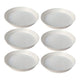 Go Hooked White Planter Dripping Tray for Tidy Indoor Gardens Bottom Plate Dripping Tray for Elegant Flawless Plant Displays to Maintain Clean Surfaces 6 Inch Pack of 6