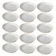 Go Hooked White Planter Dripping Tray for Tidy Indoor Gardens Bottom Plate Dripping Tray for Elegant Flawless Plant Displays to Maintain Clean Surfaces 6 Inch Pack of 15