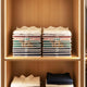 Go Hooked Clothes Organizer Tray Pack of 20 | 40 x 29 cm Stackable Shirt Organizer for Closet | Wardrobe & Drawer Clothing Divider Boards | Space Saving Storage System | White