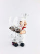 Go Hooked Chef Resin Wine Glass Holder (White)