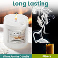 GoHooked white sandalwood serenity aroma candle, 120 gm, 35+ hour burn time, aromatherapy, hand-poured
