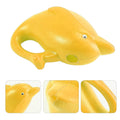 GoHooked yellow plastic dolphin watering can for plants, 1.5 litre capacity, BPA-free polypropylene