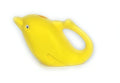 GoHooked yellow plastic dolphin watering can with a 1.8L capacity for indoor and outdoor plants.
