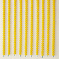 Go Hooked yellow marigold artificial flower garlands, 5 feet long, pack of 10, for festive home and party decor.
